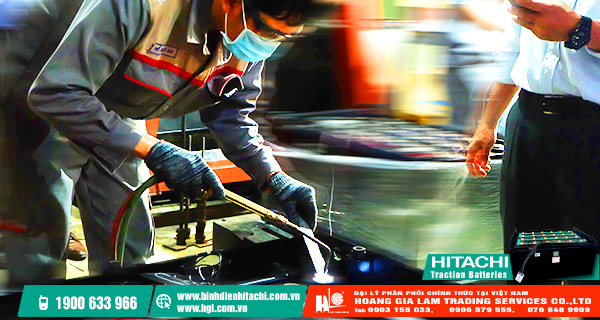 Chia sẻ kinh nghiệm lắp đặt và kiểm tra bình điện xe nâng của các chuyên gia đến từ Hitachi Chemical