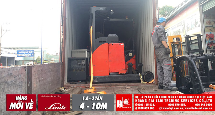 Hàng mới về 11.2019: 5 container xe nâng Linde (Đức), tải trọng nâng 1.6 tấn - 3 tấn