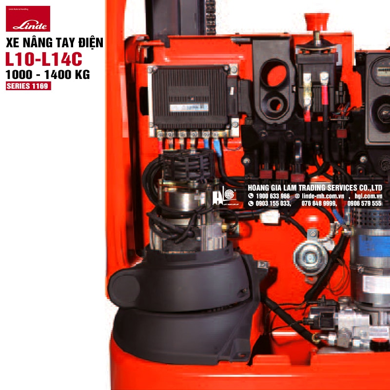 Xe nâng tay Linde L10 - L14C (Series 1169)