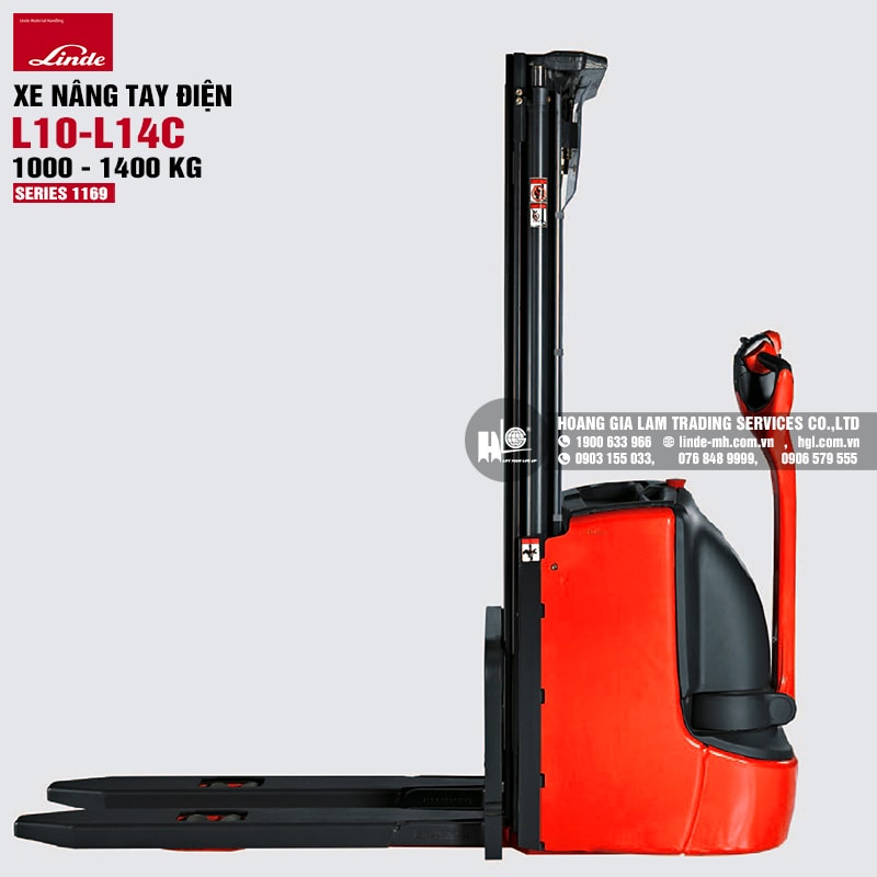 Xe nâng tay Linde L10 - L14C (Series 1169)