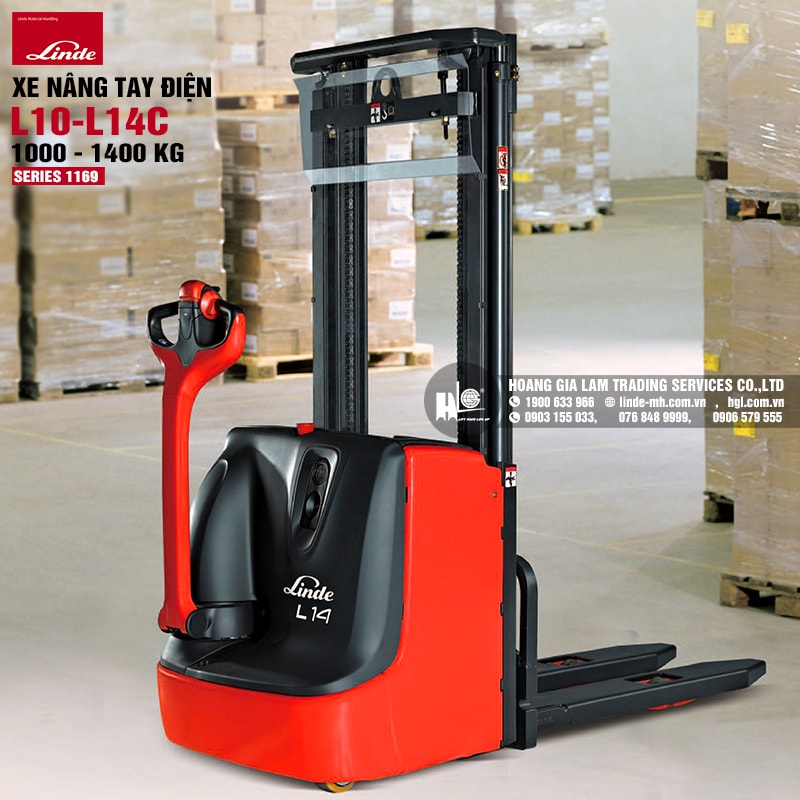 Xe nâng tay Linde L10 - L14C (Series 1169)