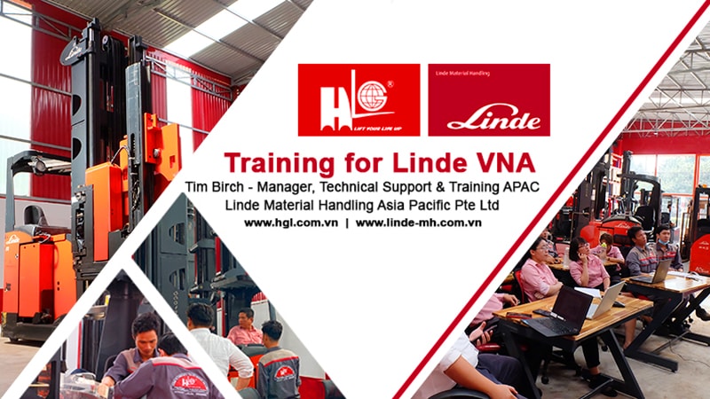 Nhân viên Kỹ thuật HGL tham dự training dòng xe nâng VNA Linde A