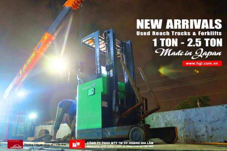 Hàng mới về 11.2020: Container xe nâng Nhật 1.3 tấn - 2.5 tấn