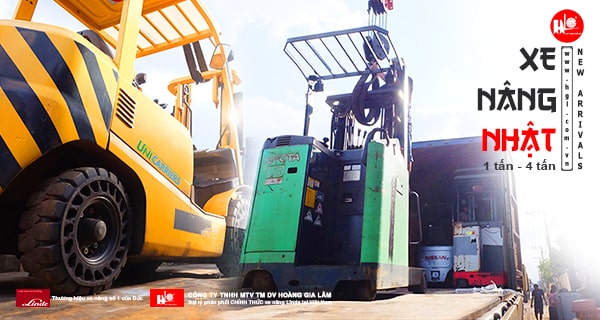 Hàng mới về 1.2021: Container xe nâng Nhật 1 tấn – 4 tấn