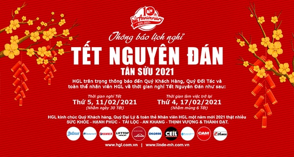HGL thông báo nghỉ Tết Nguyên Đán Tân Sửu 2021