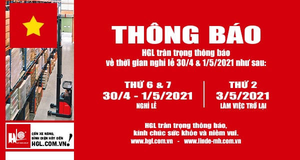 Thông báo nghỉ lễ mừng ngày Giải phóng miền Nam 30/4 và Quốc tế Lao động 1/5
