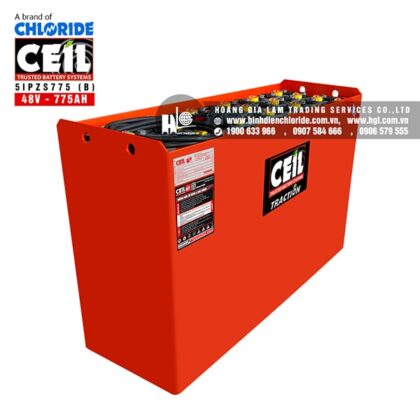 Bình điện xe nâng CEIL (Chloride) 48V - 775Ah 5IPZS775 (B)