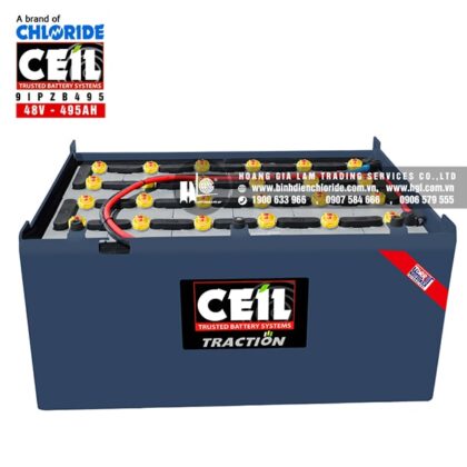 Bình điện xe nâng CEIL (Chloride) 48V - 495Ah 9IPZB495