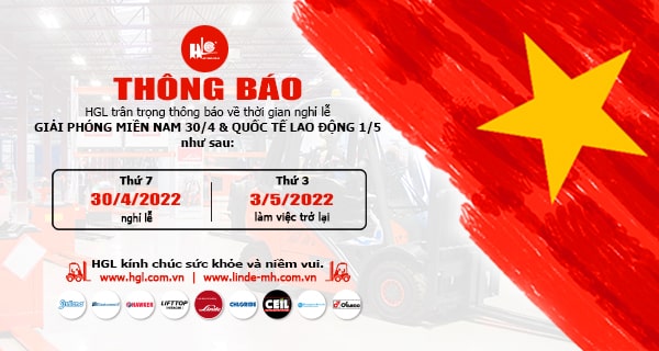 Thông báo nghỉ lễ Giải phóng Miền Nam 30/4 & Quốc tế lao động 1/5/2022