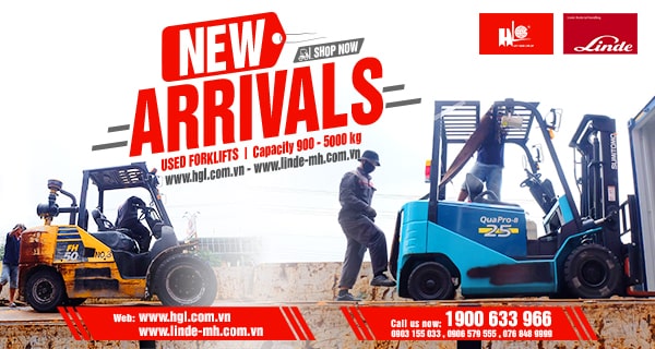 Xe nâng Nhật 0.9 tấn – 5 tấn, đã qua sử dụng | Hàng mới về 4.2022