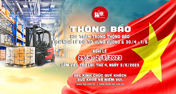 HGL thông báo lịch nghỉ lễ Giỗ Tổ Hùng Vương & 30/4 - 1/5/2023