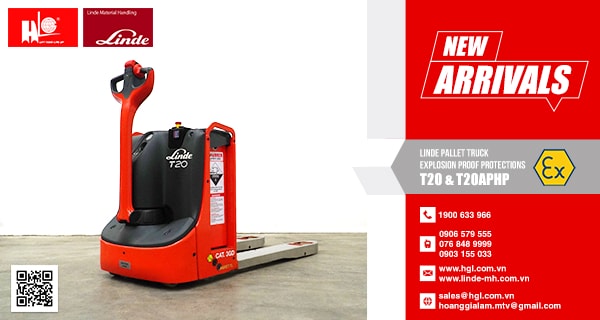 Xe nâng chống cháy Linde T20 & T20APHP mới 100% | Hàng mới về (281)
